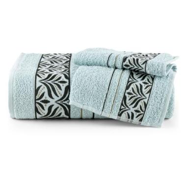 Imagem de Jogo de Toalha Simples 2 Pçs Banho e Rosto Sintra - Ofertas Premiere