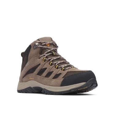 Imagem de Columbia Bota de caminhada masculina Crestwood Mid impermeável, Cordovan/Squash, 39