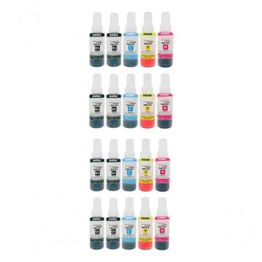 Imagem de Kit 20 Refil De Tinta T664 Para Epson L120 L310 L355 L380