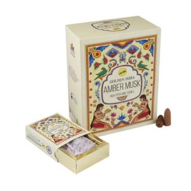 Imagem de Kit 12 Cxs Incenso Cascata Indiano Golden 10 Cones - Escolha