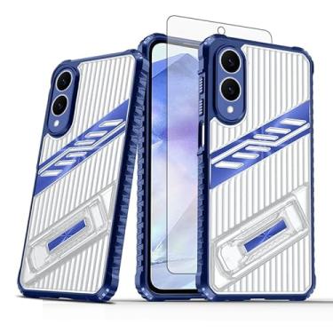 Imagem de Asuwish Capa de celular para Samsung Galaxy S25 Edge com protetor de tela de vidro temperado e suporte resistente à prova de choque suporte rígido acessórios S25Edge 25S S 25 25Edge feminino masculino