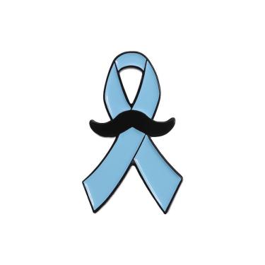 Imagem de Alfinete de broche, fita azul, liga de lapela, crachá, preto M