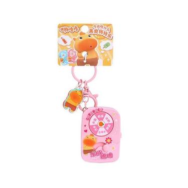 Imagem de Chaveiro Fidget Spinning Capybara Cute Pink com ação iluminada - Yiwei