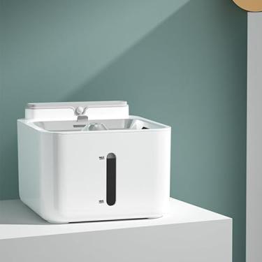 Imagem de Acouto Fonte de água Automática Com Sensor Infravermelho Distante - Dispensador de água Sem Fio, Silencioso e Com Fonte de Alimentação Dupla para Cães e Gatos Hidratados (a)