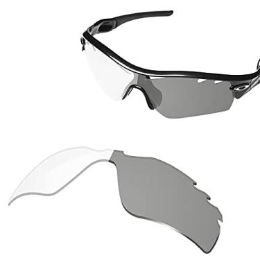 Imagem de Lentes de óculos de sol Glintbay de substituição 100% precisas para Oakley Radar Path ventiladas, Photochromic Clear Non-polarized, Small