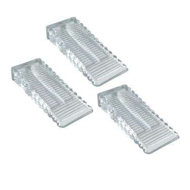 Imagem de Segura Porta Flexível e Transparente - Cunha de Silicone para Travar Portas com Discreção(3)