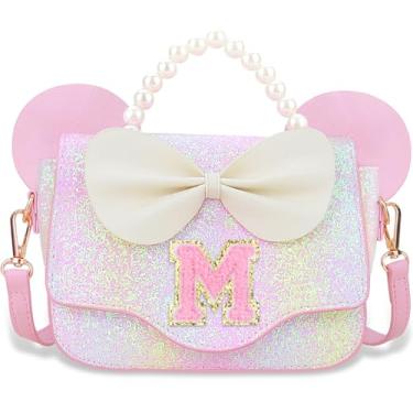 Imagem de Luchike Presentes de aniversário para meninas – Bolsa tiracolo infantil para princesas, presentes de Natal, Rosa - G