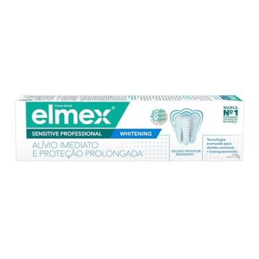 Imagem de Elmex Creme dental para sensibilidade Sensitive Professional Whitening, Alívio Imediato* da Sensibilidade e Branqueamento, 110g