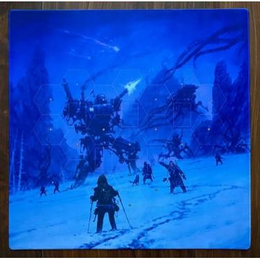 Imagem de Stonemaier Games: Expeditions Natural Rubber Playmat | 35.4 inches x 35.4 inches | Double-Stitched Edges for Durability