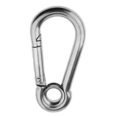 Imagem de Mosquetão Inox Trava Automática 10Mm X 100Mm Com Olhal - Lifek