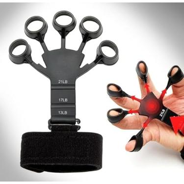 Imagem de Exercitador de Dedos e Mãos - Fortalecedor em Silicone para Reabilitação, Treinamento de Força e Flexibilidade