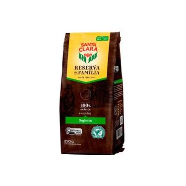 Imagem de Café Torrado em Grãos Orgânico Santa Clara Reserva da Família Pacote de 250g