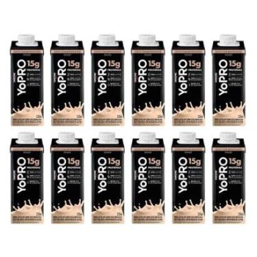 Imagem de Kit Bebida Láctea UHT com 15g de Proteínas YoPRO 250ml 12 Unidades-Unissex