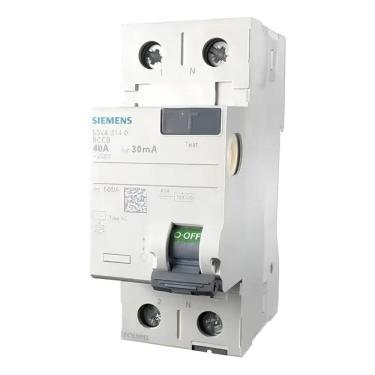 Imagem de Disjuntor Diferencial Residual 1Polo+N 40A 30Ma Ac Siemens