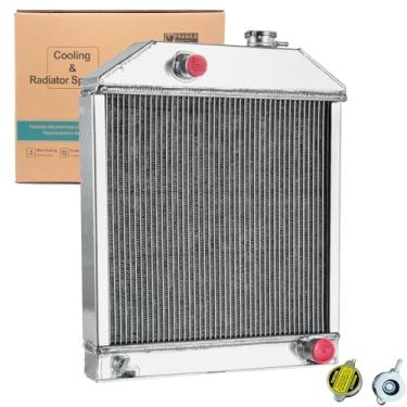 Imagem de Kaiakui Radiador de trator diesel de alumínio de 3 fileiras serve para Ford 2000 (1965-1975) 3000 2600 4000 2310 2910 2100 2120 2300 2610 2810 3600 4400 230A 2310 233 234 333 334 335 420 515 530A 531