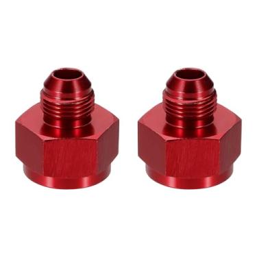 Imagem de HARFINGTON 2 peças 10AN fêmea para 8AN macho conector adaptador redutor de alargamento acoplador extensor de alargador de alumínio encaixe de linha de mangueira de combustível para modificação de