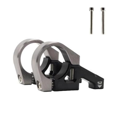 Imagem de Mesa de guidão para bicicleta MTB de montagem direta, 31,8 mm, em liga de alumínio CNC, para downhill, acessórios para bicicleta.(Silver Black 35)