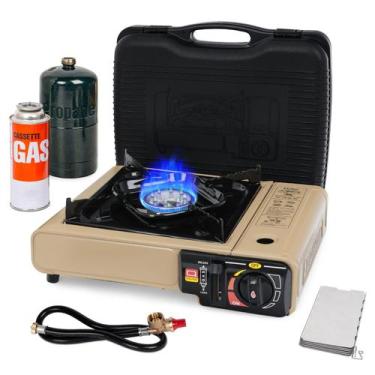 Imagem de Fogão de campismo SHINESTAR Dual Fuel 7800 BTUs com acessórios