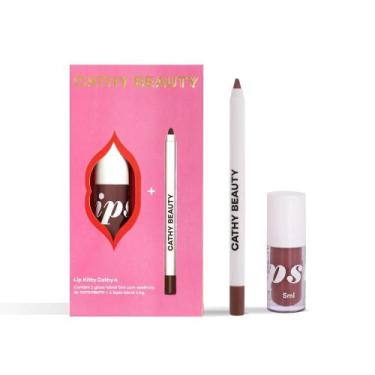 Imagem de Kit Labial Lip Kitty Cathy Cappuccino Cathy Beauty