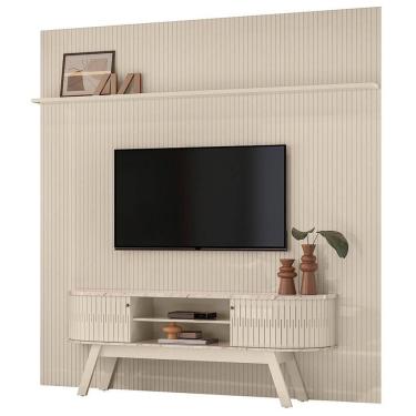 Imagem de Painel Bancada Tv 75" Laguna Madetec Calacata Off White