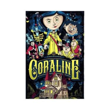 Imagem de Pintura Em Diamante 5D De Halloween, Arte De Coraline E Vincent Van Go