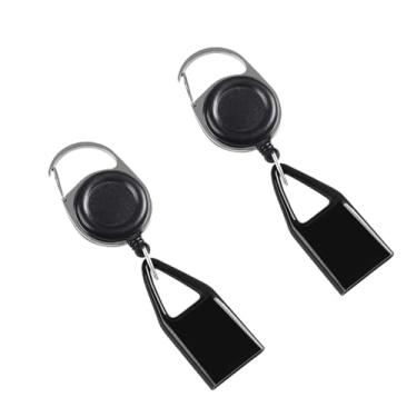 Imagem de 2 peças de clipe de isqueiro para calças, cinto retrátil, capa de isqueiro retrátil antiperda, coleira de cinto para pesca, caminhadas, capa protetora para suprimentos de casa de acampamento