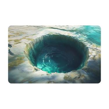 Imagem de Tapete de ilusão de ótica | Tapete antiderrapante realista, orifício de ilusão de ótica 3D | para entrada interna e externa, , cozinha, sala de estar, quarto, sala de jogos, banheiro,