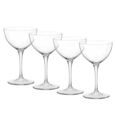 Imagem de Bormioli Rocco Copo de Martini Novecento Stemware, conjunto de 4, 236 ml, transparente