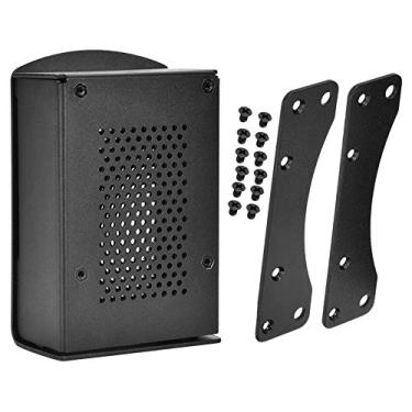 Imagem de 4 Modelo B Caso Gabinete de liga de alumínio CNC premium com suporte de dissipador de calor Caixa de proteção durável para 4B e 4B + preto verde prata tamanho padrão (Preta)