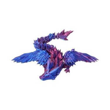 Imagem de Brinquedo Antistress De Asa De Dragão Impresso Em 3D De 14cm, Com Junt