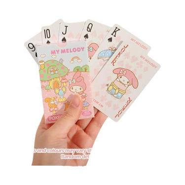 Imagem de Conjunto De Cartas De Baralho Sanrio Para Crianças, Jogo De Poker, Kur