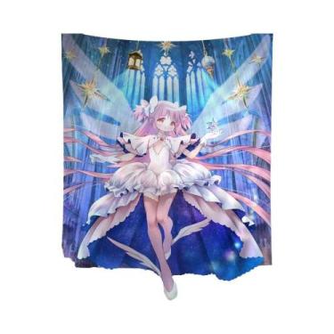 Imagem de Tapeçaria Boêmia Mandala Puella Magi Madoka Magica Decoração De Parede