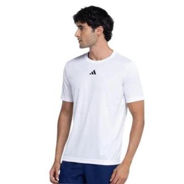 Imagem de Camiseta Adidas Treino Básica Masculina - Branco P-Masculino