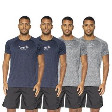 Imagem de Kit 4 Camisetas Fluid Move Dry Alpha Co Masculina-Masculino