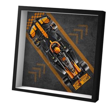 Imagem de WETCEAOM Display Wallboard for Lego Speed Champions McLaren F1 Team MCL38 Race Car 77251, Compatible with Lego Car Wall Mount Display Frame Lover (Model Not Included)