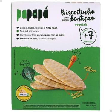 Imagem de Biscoitinho para Fase de Dentição de Vegetais Papapá 36g