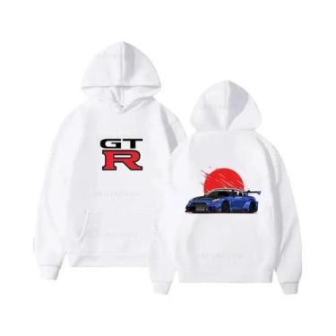 Imagem de Moletom Masculino De Manga Longa Com Capuz Estilo Streetwear Initial D