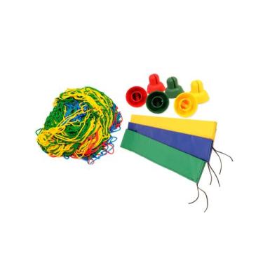 Imagem de Kit Rede de Proteção Capa para Isotubo e Ponteira Cama Elástica 2,00m 