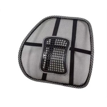 Imagem de Suporte Apoio Lombar Encosto Ergonômico Cadeira Banco - 2Vintens, pret