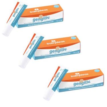Imagem de Kit 3 Gengilivi - Pomada P/ Alivio na Gengiva do Bebê