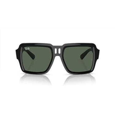 Imagem de Óculos de Sol Ray-Ban Magellan 0RB4408 667771 Tam 54 / Preto - Lentes Verde Escuro