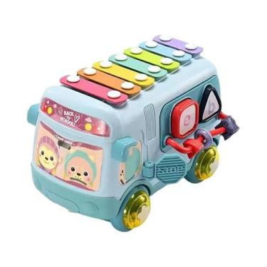 Imagem de Brinquedos Musicais Montessori Para Crianças, Ônibus De Aprendizagem E