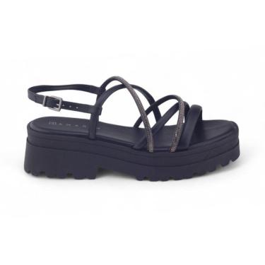 Imagem de Sandália Feminina Ramarim 24-38203 Flat Strass