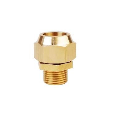 Imagem de 1 peça macho tubo de cobre direto tubo de cobre tubo de alumínio conector de alargamento 1/8 1/4 3/8 1/2 3/4 (1l8-8 mm)