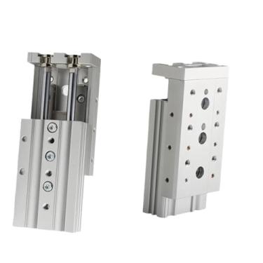 Imagem de Cilindro pneumático de ar deslizante de trilho série MXS MXS20-10 MXS20-20 MXS20-30 MXS20-40 MXS20-50 MXS20-75 MXS20-100 MXS20-125 20-150 1 peça (MXS20-100 )