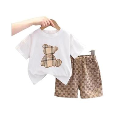 Imagem de Conjunto De Roupas De Verão Para Crianças, Camisetas E Shorts Com Esta