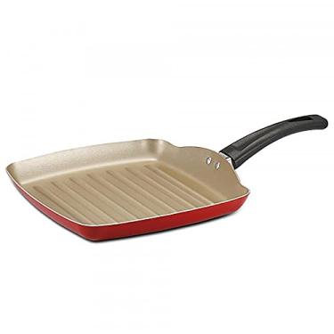 Imagem de Panelux Bistequeira Quadrada 24 Vermelho Premium Antiaderente