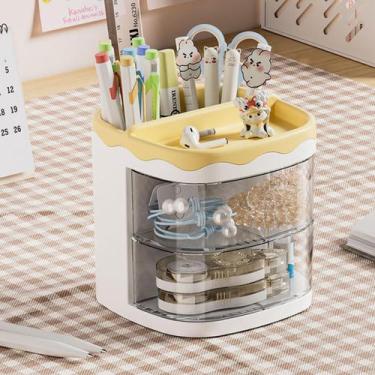 Imagem de Organizador de Mesa Amarelo - MORGANITTE JOIAS