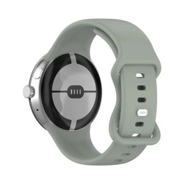 Imagem de Pulseira De Silicone Respirável Para Google Pixel Watch 4/3 45mm 41mm 