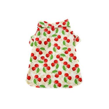 Imagem de Camisa Fruit para Cachorro e Gato Pet - Bichinho Chic, Terracota, 00